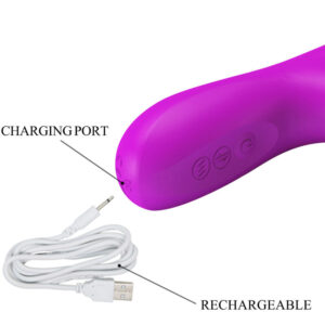 High Tech-Reese Vibrator Rabbit cu Rotație Mov-Silicon, 12 Trepte 16 High Tech-Reese Vibrator Rabbit cu Rotație Mov-Silicon, 12 Trepte - imagine 6