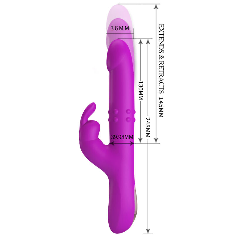 High Tech-Reese Vibrator Rabbit cu Rotație Mov-Silicon, 12 Trepte 5 img 145590 79e40c78907c270f3b41384e14adbd85 1