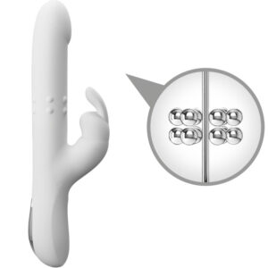 High Tech-Reese Vibrator cu Rotație Argintiu-Silicon, 12 Trepte 12 High Tech-Reese Vibrator cu Rotație Argintiu-Silicon, 12 Trepte - imagine 3