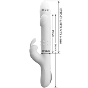 High Tech-Reese Vibrator cu Rotație Argintiu-Silicon, 12 Trepte 13 High Tech-Reese Vibrator cu Rotație Argintiu-Silicon, 12 Trepte - imagine 4
