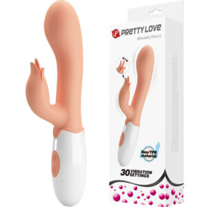 High Tech-Bloody Mary Vibrator cu Stimulator de Clitoris-TPR, 12 - imagine 8