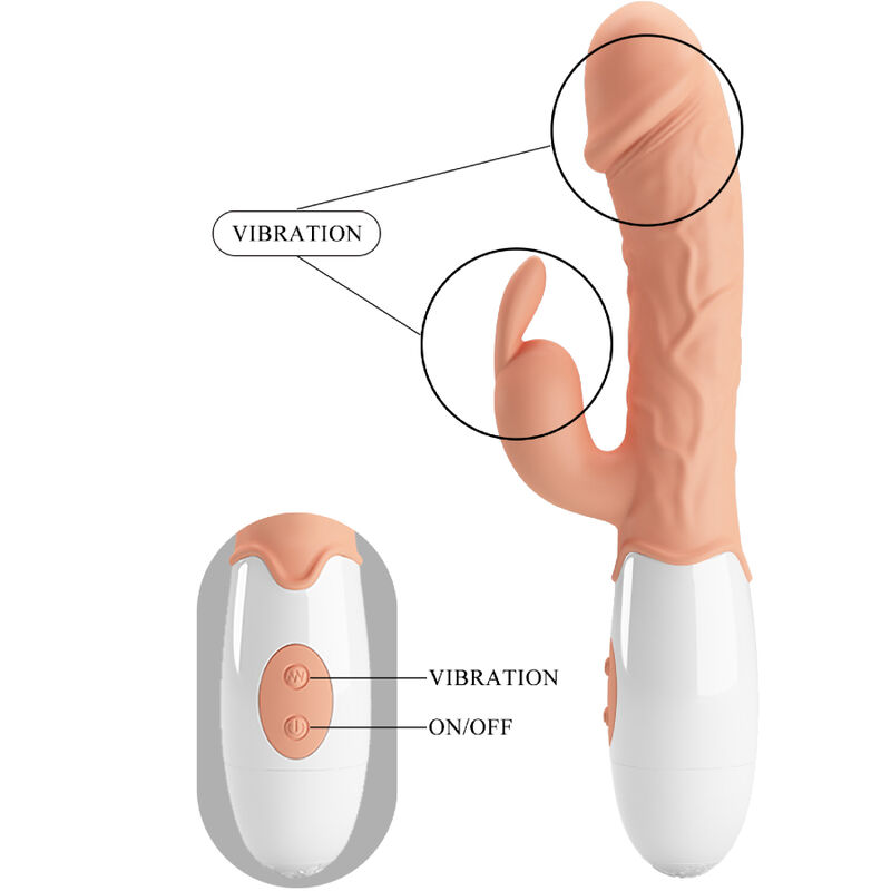 High Tech-Vibrator Iepuraș de Paște cu Stimulator-TPR, 12 Trepte 9 img 145625 e36cc547c582126621641eaf38bd908e 1