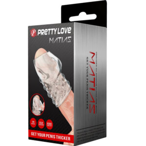 For Him-Matias Manșon Transparent Îngroșător pentru Penis-TPR 16 For Him-Matias Manșon Transparent Îngroșător pentru Penis-TPR — PRETTY LOVE · Inele & Mansoane Penis (imaginea 7)