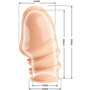 For Him-Jeremy Funda Îngroșătoare pentru Penis, Aspect Natural-TPR 16 For Him-Jeremy Funda Îngroșătoare pentru Penis, Aspect Natural-TPR - imagine 6