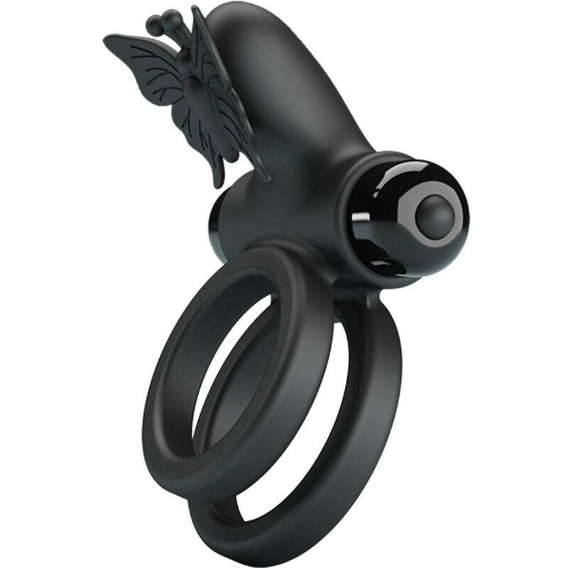 For Him-Inel Vibrator Dublu cu Stimulator Negru-Silicon, 10 Trepte 5 img 145750 04b510b164f336f84dd085aa62f8d9e7 1