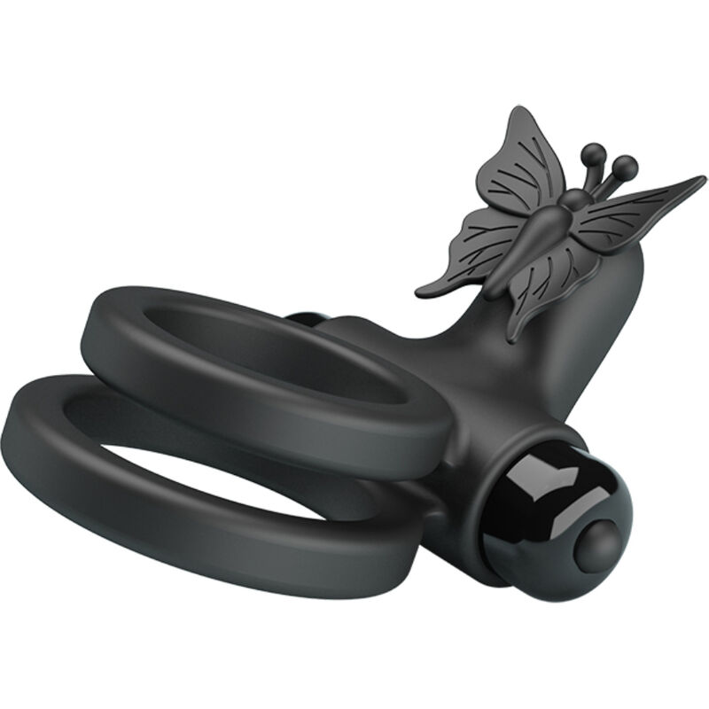For Him-Inel Vibrator Dublu cu Stimulator Negru-Silicon, 10 Trepte 2 img 145753 c66ac8db9dc9d52cee2be2bd8e92f60c 1