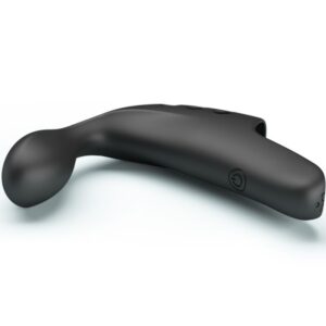 Fun Toys-Black Gorgon Vibrator Degetar, Negru-Silicon, 10 Trepte - imagine 4
