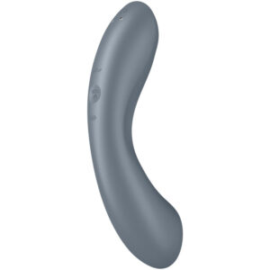 Satisfyer-Curve Trinity 1 Air Pulse Vibration, Gri/Roșu-Silicon - imagine 10