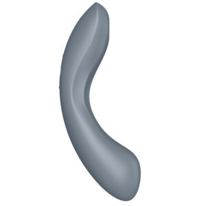 Satisfyer-Curve Trinity 1 Air Pulse Vibration, Gri/Roșu-Silicon - imagine 7