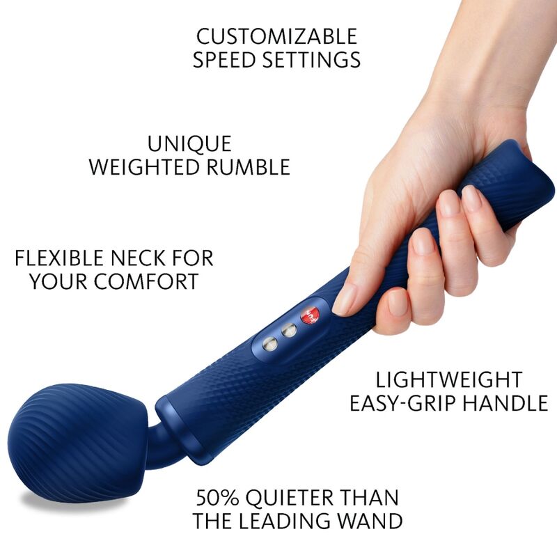 Fun Factory-Vim Wand Vibrator Ponderat din Silicon Reîncărcabil 2 img 146323 a431b9f987415a7ac003ba57d3d0a582 1