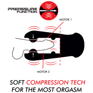 Jamyjob-Jango Masturbator cu Compresie si Vibrații-Silicon, 5 - imagine 3