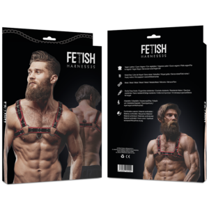 Fetish Submissive Attitude-Ham pentru Piept Eco-piele Bărbați 7 Fetish Submissive Attitude-Ham pentru Piept Eco-piele Bărbați - imagine 3
