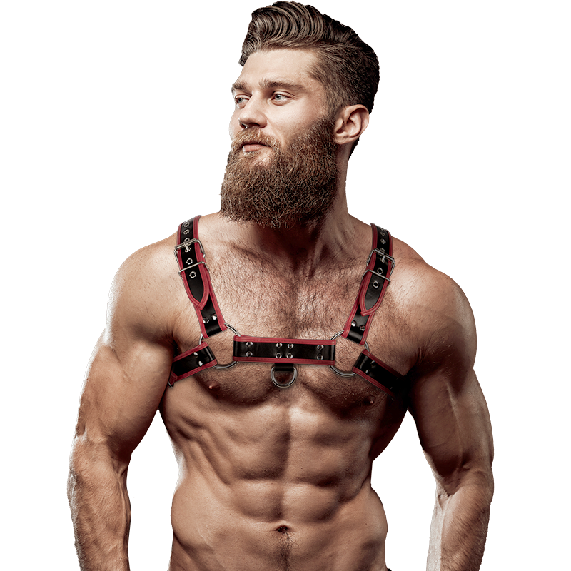 Fetish Submissive Attitude-Ham pentru Piept Eco-piele Bărbați 1 img 147075 cd822479021963c85b76d674f833eb6d 1