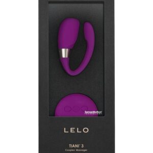 Lelo-Insignia Tiani 3 Masajer pentru Cuplu Mov-Silicon, 7 Trepte 7 Lelo-Insignia Tiani 3 Masajer pentru Cuplu Mov-Silicon, 7 Trepte - imagine 3