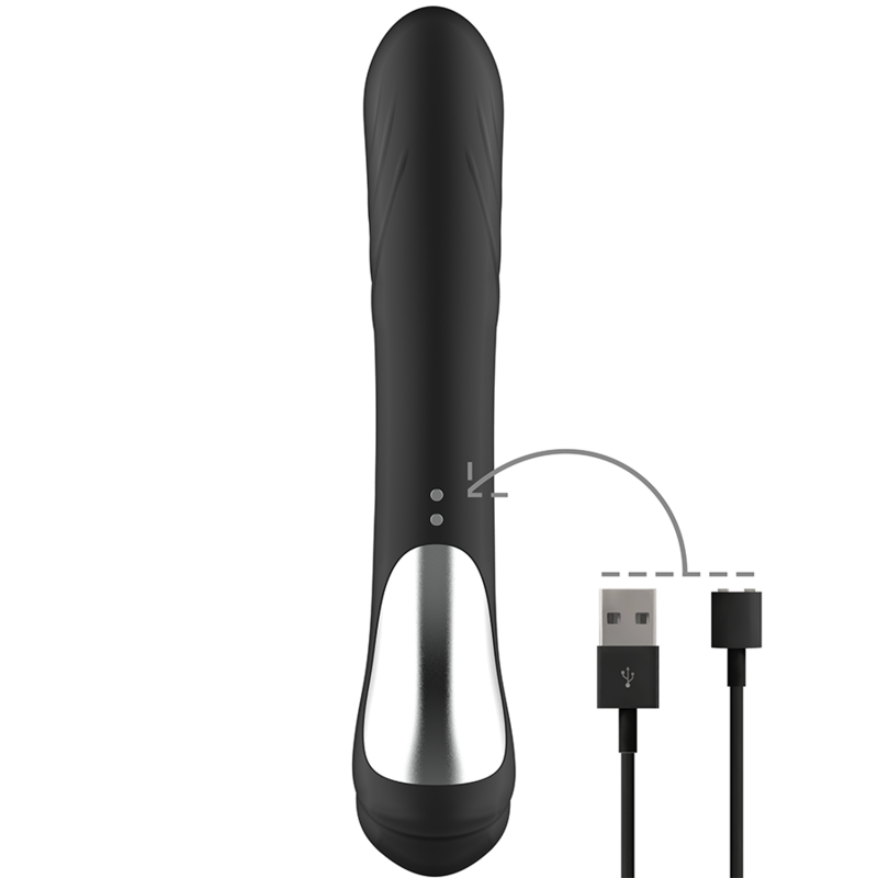 Black&silver-Jamie Stimulator Rabbit din Silicon Reîncărcabil 2 Black&silver-Jamie Stimulator Rabbit din Silicon Reîncărcabil — BLACK&SILVER · Vibratoare (imaginea 2)