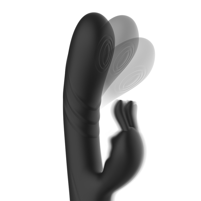 Black&silver-Jamie Stimulator Rabbit din Silicon Reîncărcabil 4 Black&silver-Jamie Stimulator Rabbit din Silicon Reîncărcabil — BLACK&SILVER · Vibratoare (imaginea 4)