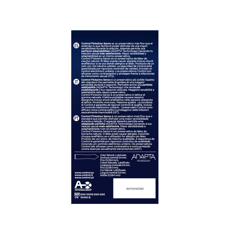 Control Condoms-Adapta Senso Prezervative 24 Bucăți-Latex 2 img 147511 52edf72d563e7dc47c527bf072220578 1