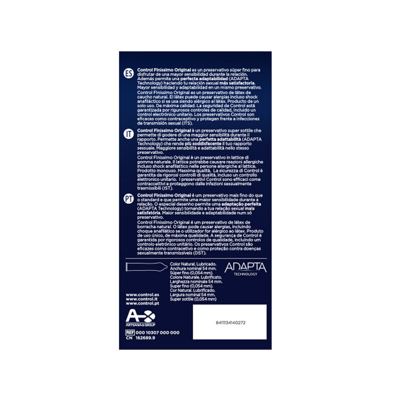 Control Condoms-Finissimo Prezervative 24 Bucăți-Latex 2 Control Condoms-Finissimo Prezervative 24 Bucăți-Latex · Prezervative (imaginea 2)