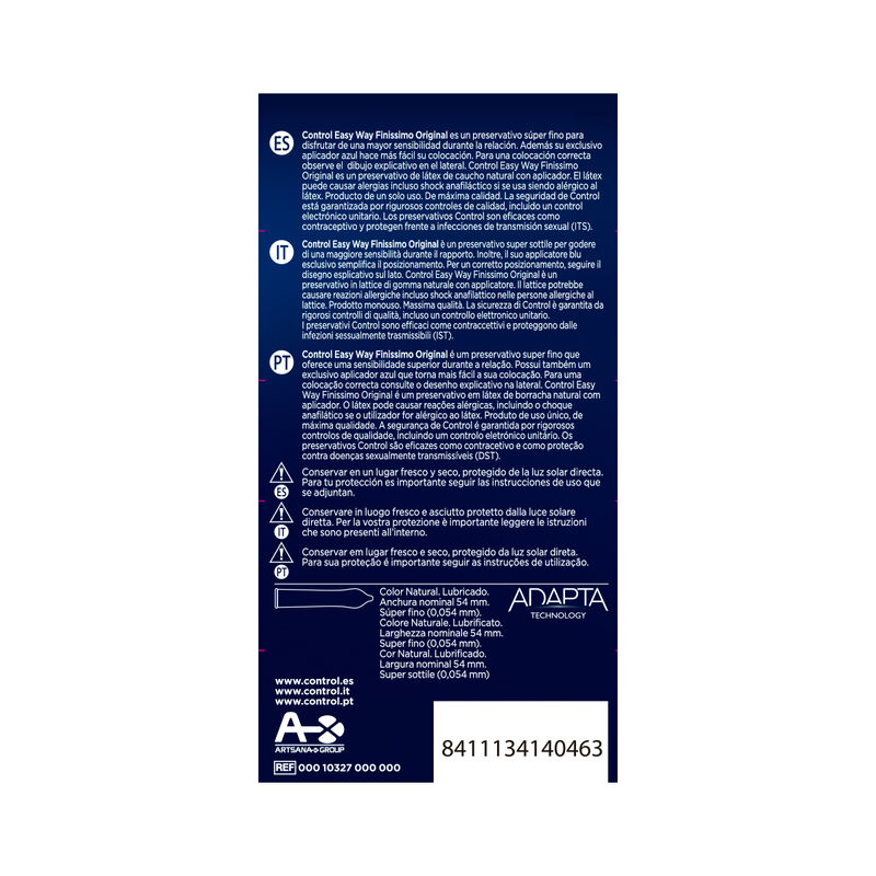 Control Condoms-Adapta Easy Way Finissimo 10 Unități 2 img 147523 39607d514117fd6fa5a76f8322bc22cf 1