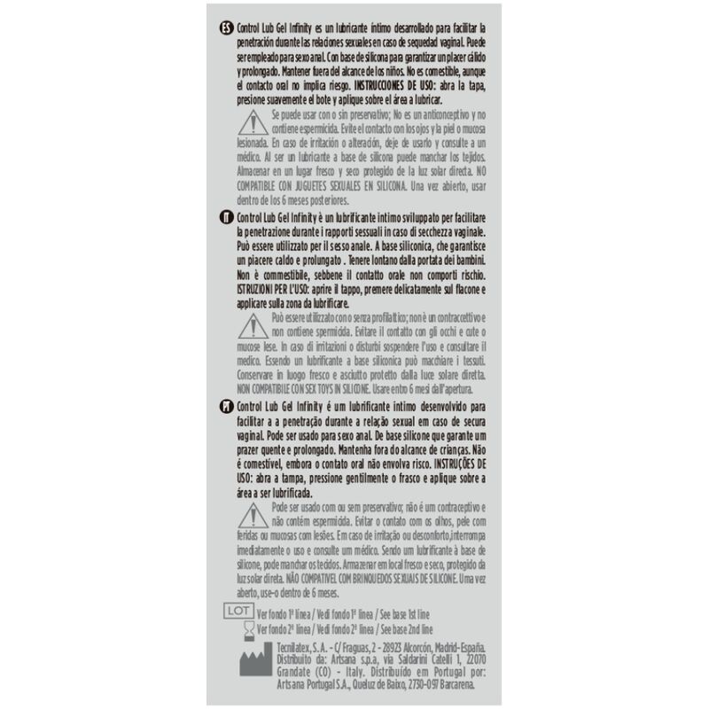Control Lubes-Infinity Lubrifiant pe Bază de Silicon 75 ml 2 img 147537 3f8562e4785bffd601c18cbe2b36b073 1