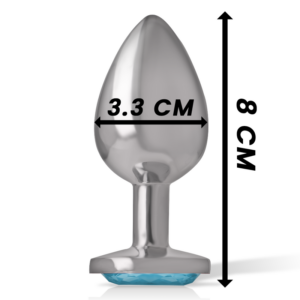Intense Anal Toys-Plug Anal Metalic din Aluminiu Inimă Albastră 12 Intense Anal Toys-Plug Anal Metalic din Aluminiu Inimă Albastră - imagine 6