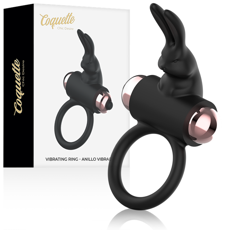 Coquette Toys-Inel Vibrator pentru Penis Negru/Auriu-Silicon 1 img 148190 4b62305d41da8f473dd8947b88718550 1