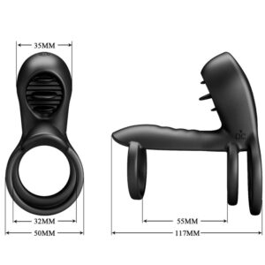 For Him-Jammy Funda pentru Penis 12 Vibrații cu Limbă - imagine 8