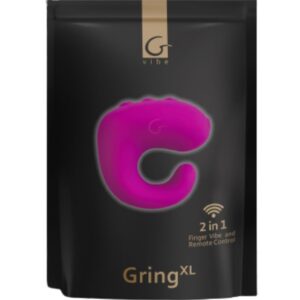 G-vibe-Gring Xl Inel Vibrator Zmeură Dulce-Silicon, 5 Trepte - imagine 3