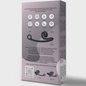 Snail Vibe-Curve Vibrator Negru-Silicon, 5 Trepte, Reincarcabil 9 Snail Vibe-Curve Vibrator Negru-Silicon, 5 Trepte, Reincarcabil - imagine 4