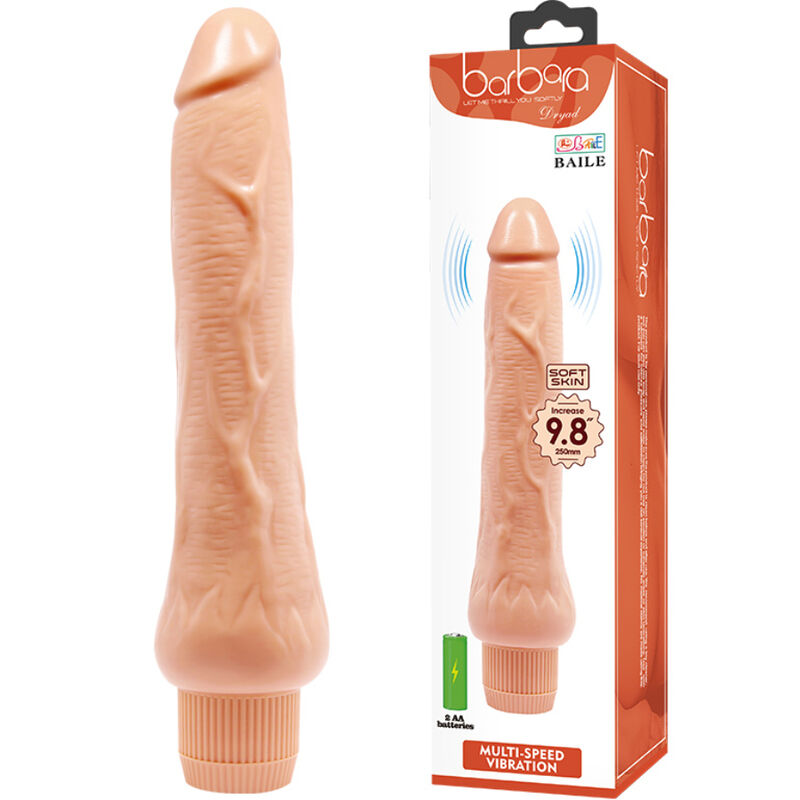 Baile Vibrators-Barbara Vibrator Realist 25 cm-TPR, Rotatie 2 img 148848 48203f4a1b6584ab41dea02847e57a72 1