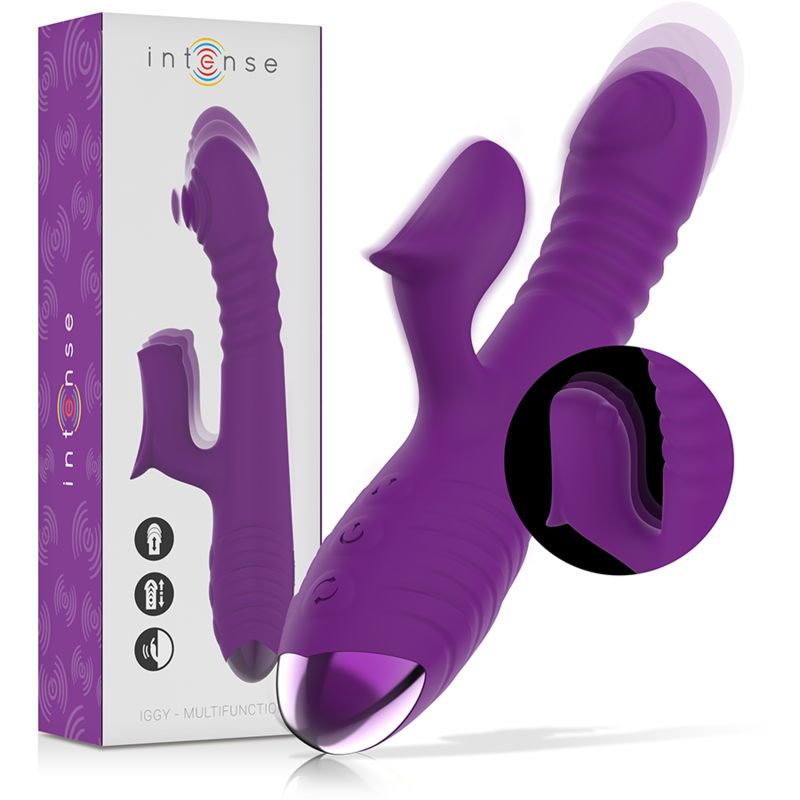 Intense High Tech-Iggy Vibrator Multifuncție Reîncărcabil Up 1 Intense High Tech-Iggy Vibrator Multifuncție Reîncărcabil Up · Vibratoare