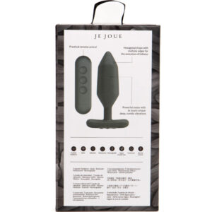 Je Joue-Onyx Plug Anal Vibrator Negru-Silicon 10 Je Joue-Onyx Plug Anal Vibrator Negru-Silicon - imagine 3