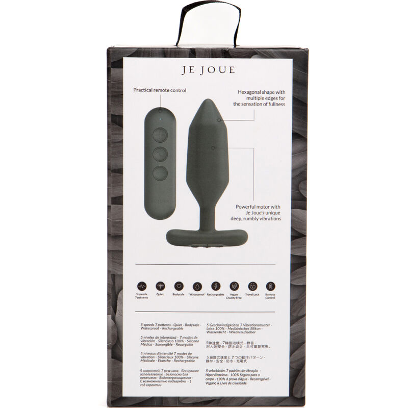 Je Joue-Onyx Plug Anal Vibrator Negru-Silicon 3 img 150024 8a9acc69cbe8ea62aec8eb7a21901491 1