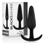Black&silver-Kael Plug Anal din Silicon cu Ansă Medie-Waterproof 138 img 150307 d8c19aa177319cc816f71660251b627c 1