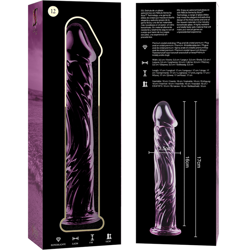 Nebula Series by Ibiza-Modelo 12 Dildo Cristal 17 cm -o- 3.5 cm 4 img 150482 56ae1e8ef567f7516aa829f98bb61161 1