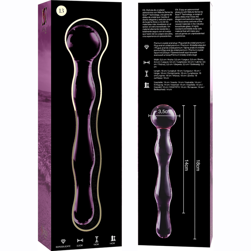 Nebula Series by Ibiza-Modelo 13 Dildo Cristal 18 cm -o- 3.5 cm 3 img 150492 42b71511434f8e2927767d47387d0386 1