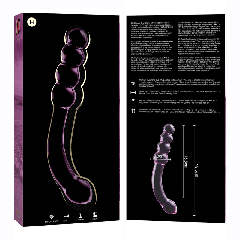 Nebula Series by Ibiza-Model 14 Dildo Cristal 18.5 cm - O - 3 5 img 150499 4b1d983860350746ad46719f20ea0ac7 1