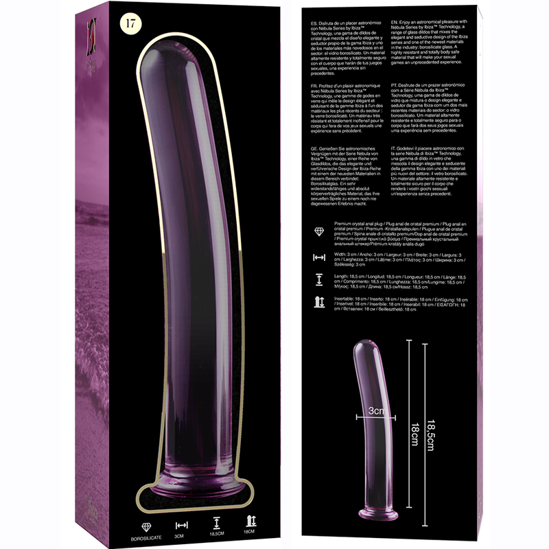 Nebula Series by Ibiza-Modelo 17 Dildo Cristal 18.5 cm -o- 3 cm 5 img 150531 28aa22dd152ff484ed0cca3ed96af3be 1