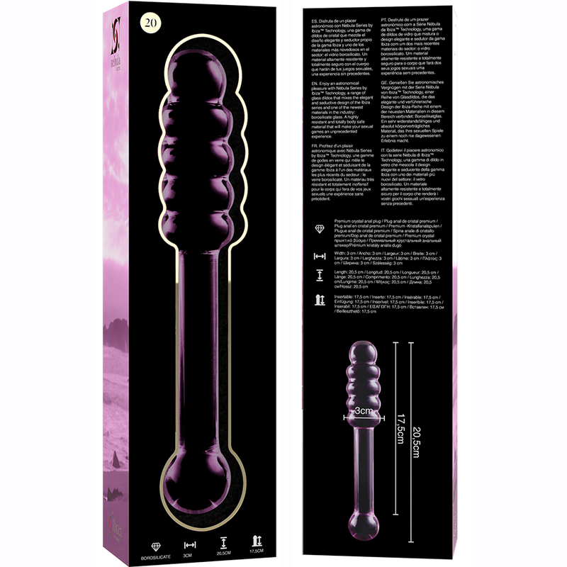 Nebula Series by Ibiza-Model 20 Dildo Cristal 20.5 cm - Ø 3 cm 5 img 150561 97228e3a882bfbdf0f13d8ede2aaa439 1
