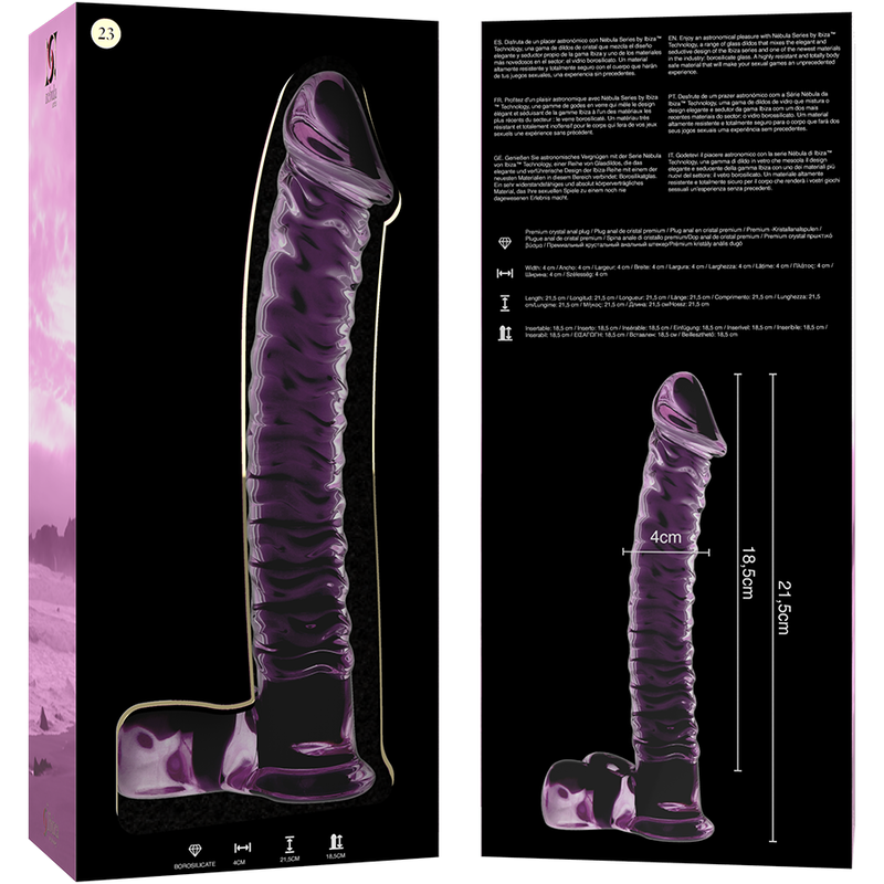 Nebula Series by Ibiza-Modelo 23 Dildo Cristal 21.5 cm - Ø 4 cm 3 img 150591 1c6a0ccaa0004b09e1fd1a7542904553 1