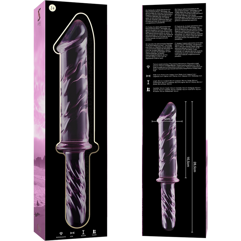 Nebula Series by Ibiza-Model 24 Dildo din Sticlă Borosilicat 5 img 150602 b4478ecd98acec47ee544dcdc224b484 1
