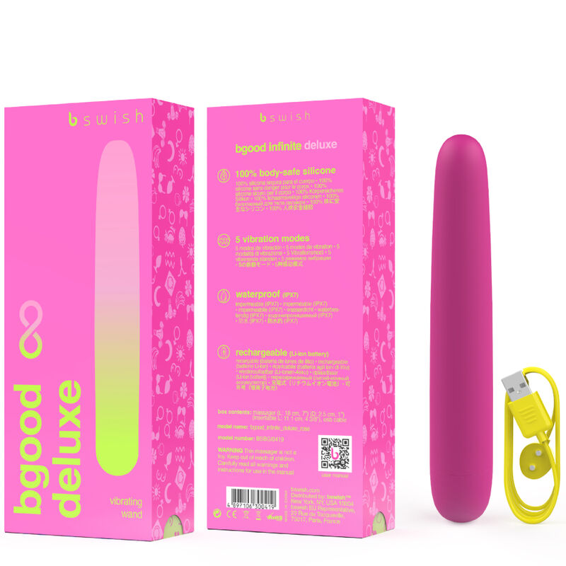 B Swish-Bgood Infinite Deluxe Vibrator Reîncărcabil Silicon 3 img 151589 df7b4617c894561d61bf680c60ecaefa 1