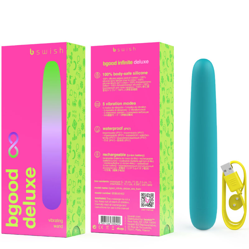 B Swish-Bgood Infinite Deluxe Vibrator Reîncărcabil Silicon 5 img 151594 5ac244868d6c70d75d111062b5200cef 1