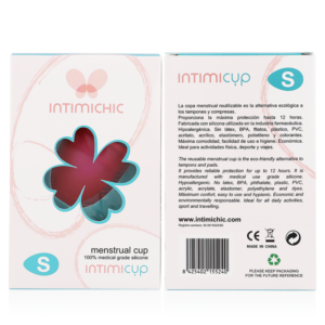 Intimichic-Cupă Menstruală din Silicon Medical - Mărime S 12 Intimichic-Cupă Menstruală din Silicon Medical - Mărime S - imagine 5