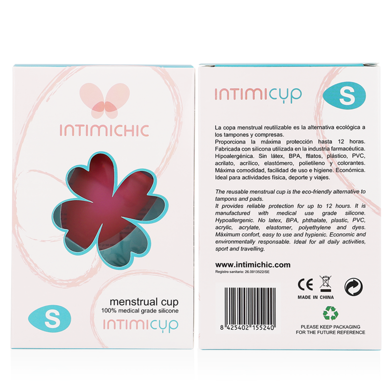 Intimichic-Cupă Menstruală din Silicon Medical - Mărime S 5 img 155839 edba7d9234b829c8e9231c5aa6a5b225 1