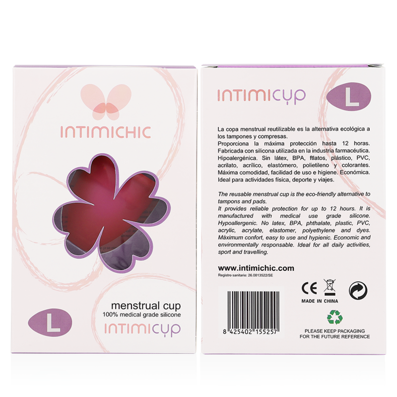 Intimichic-Cupă Menstruală din Silicon Medical - Size L 7 img 155847 b087a457b9d59d894b6fa02313114792 1