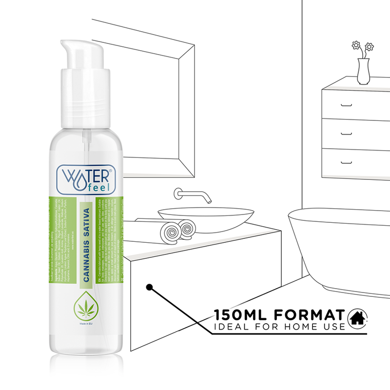 Waterfeel - Lubrifiant cu Cannabis 150 Ml 4 img 162191 6ea34e769629add5ea49507869eeb19e 1
