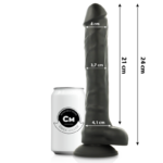 Cock Miller-Dildo Silicon Dual Density Cocksil Articulabil Negru · Dildo & Stimulatoare (imaginea 2)