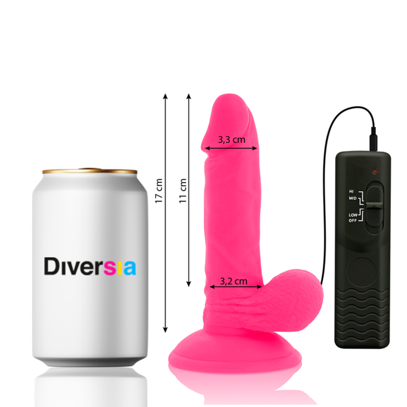 Diversia-Flexible Vibrating Dildo Pink 17 cm -o- 3.3 cm-TPE 7 img 164203 3aea34ff3a3050a8b193284d52c9ce2c 1