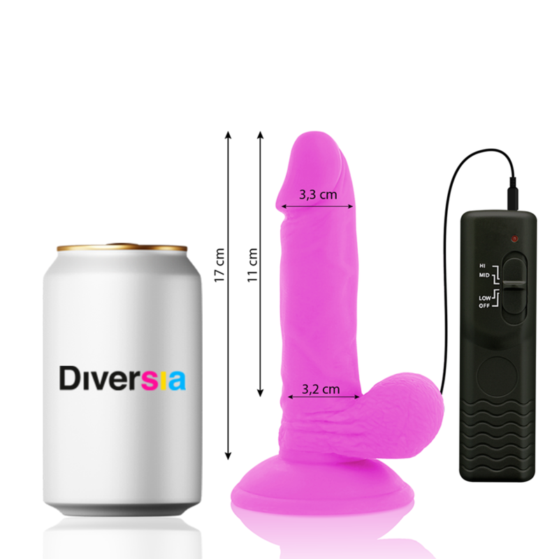 Diversia-Dildo Vibrator Flexibil Mov 17 cm -o- 3.3 cm-TPE 2 img 164209 73ce9ca714569cd9ee04c3c832d96a96 1